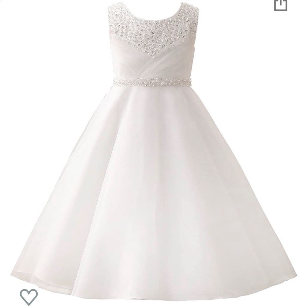 Girls flower girl/first communion dress size 14